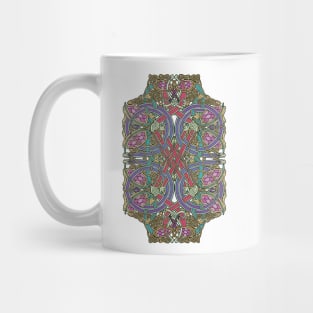 Twelve Birds, Four Dogs, Four Serpents Celtic Design Mug